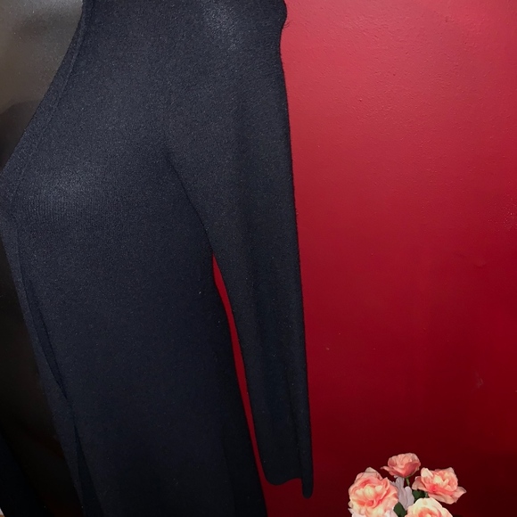 INC BLACK OPEN CARDIGAN SIZE S - Picture 3 of 5